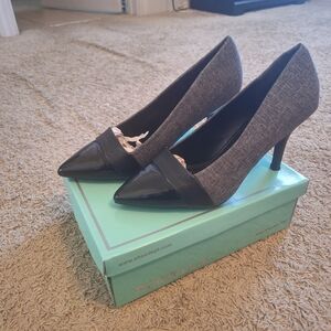 Elegant Black and Gray Heels